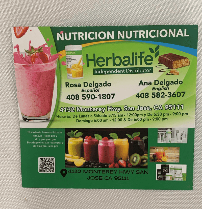 Nutricion Nutricional Business Card